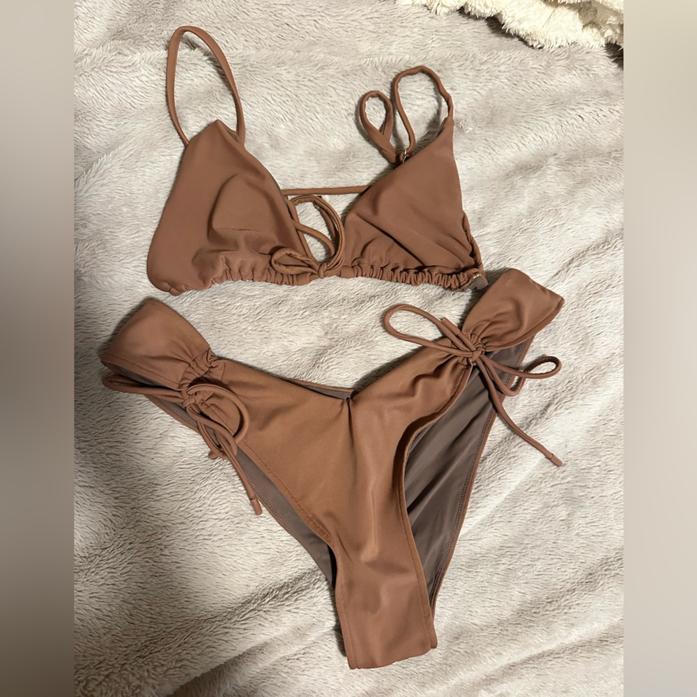 Blackbough Brown Bikini Set